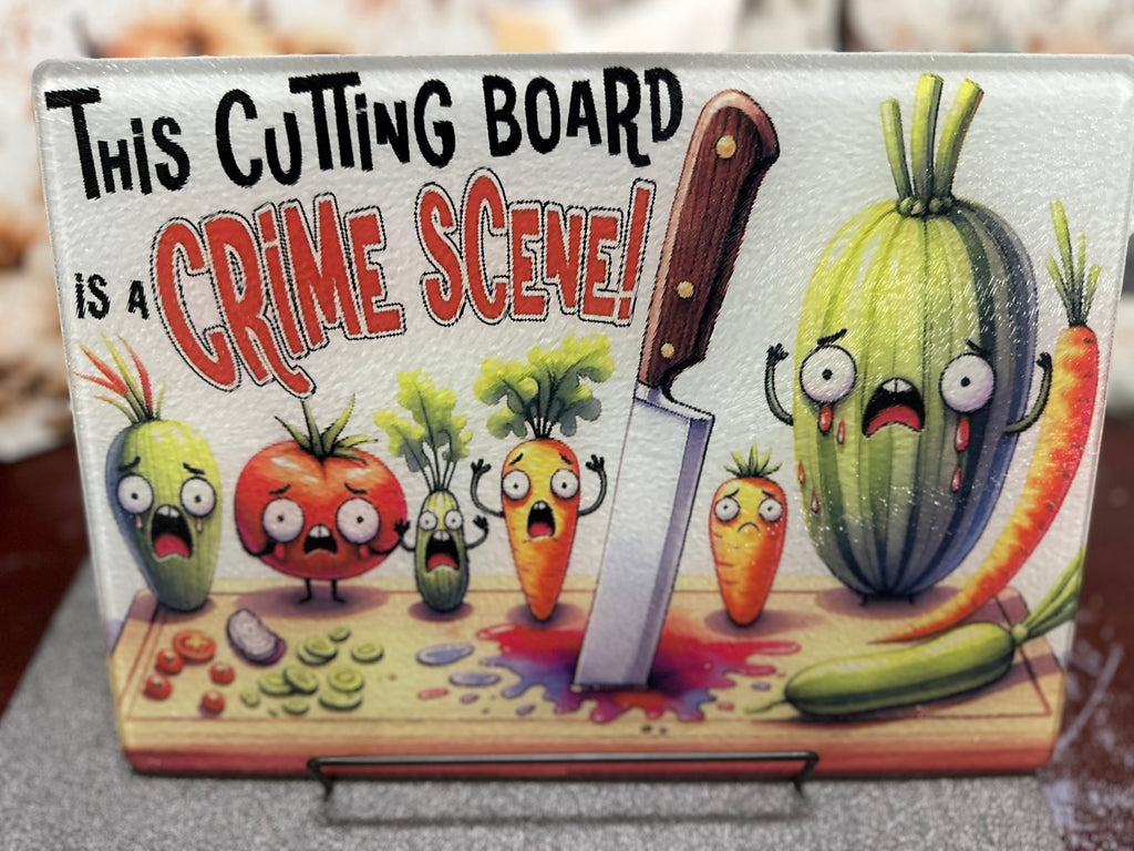 Decorative Glass Cutting Board – Custom Printed Kitchen Gift & Home Decor