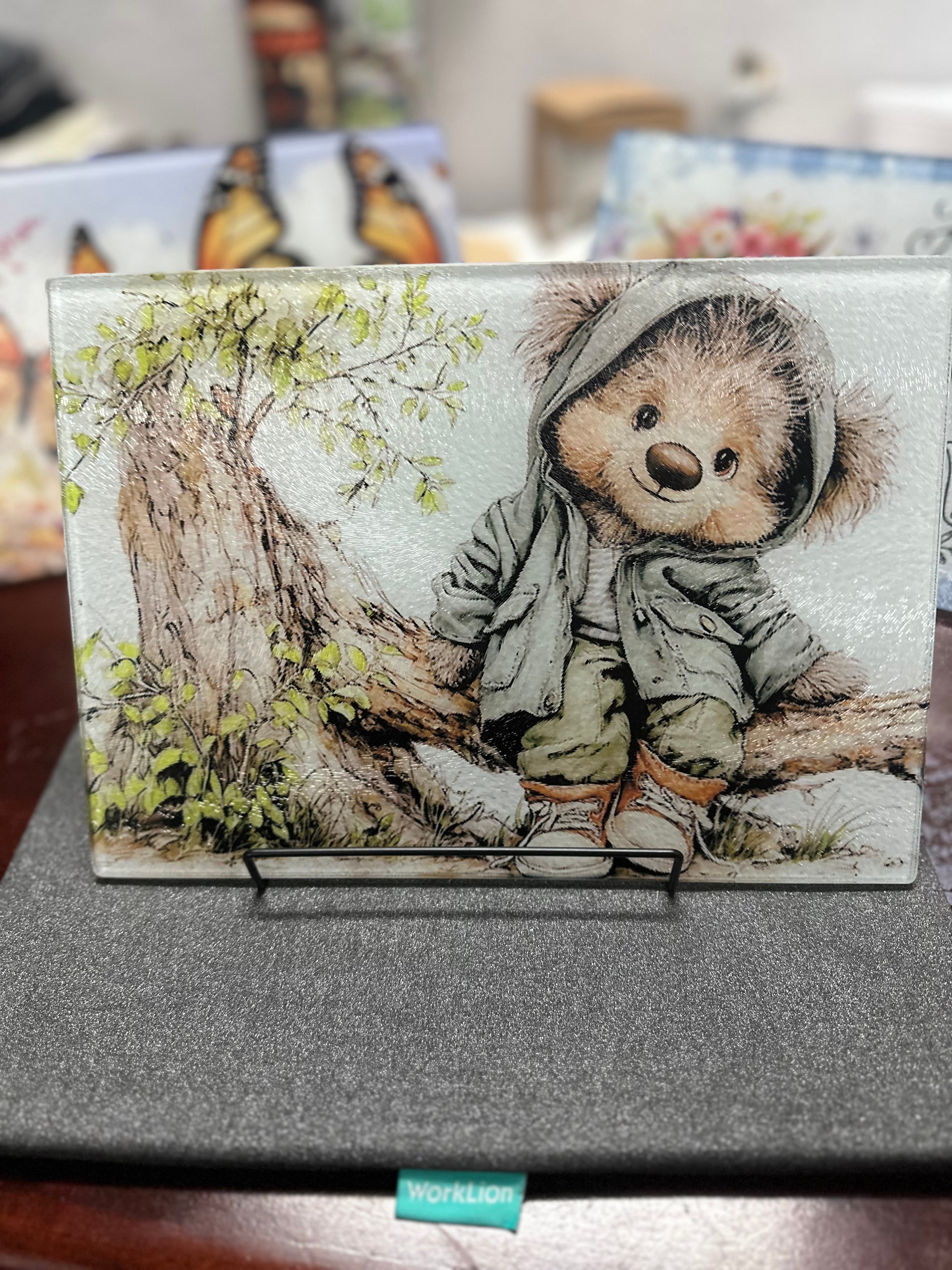 Decorative Glass Cutting Board – Custom Printed Kitchen Gift & Home Decor