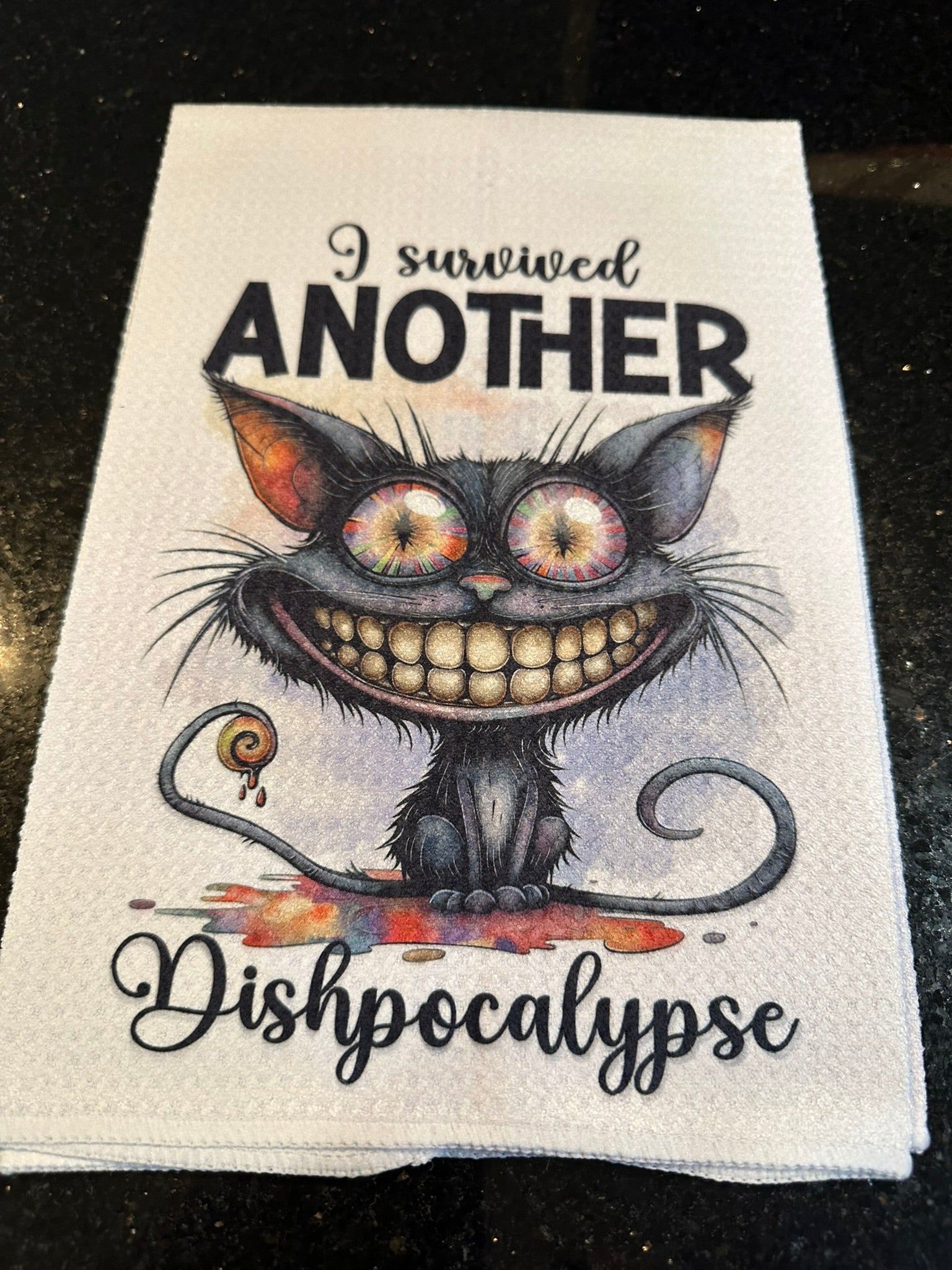😄🧼 Funny & Sarcastic Decorative Kitchen Hand Towels (16x24)