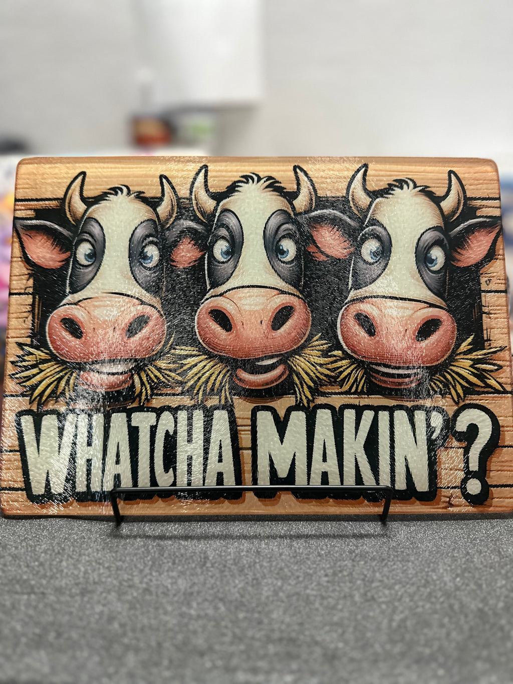 Decorative Glass Cutting Board – Custom Printed Kitchen Gift & Home Decor