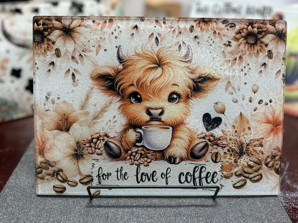 Decorative Glass Cutting Board – Custom Printed Kitchen Gift & Home Decor