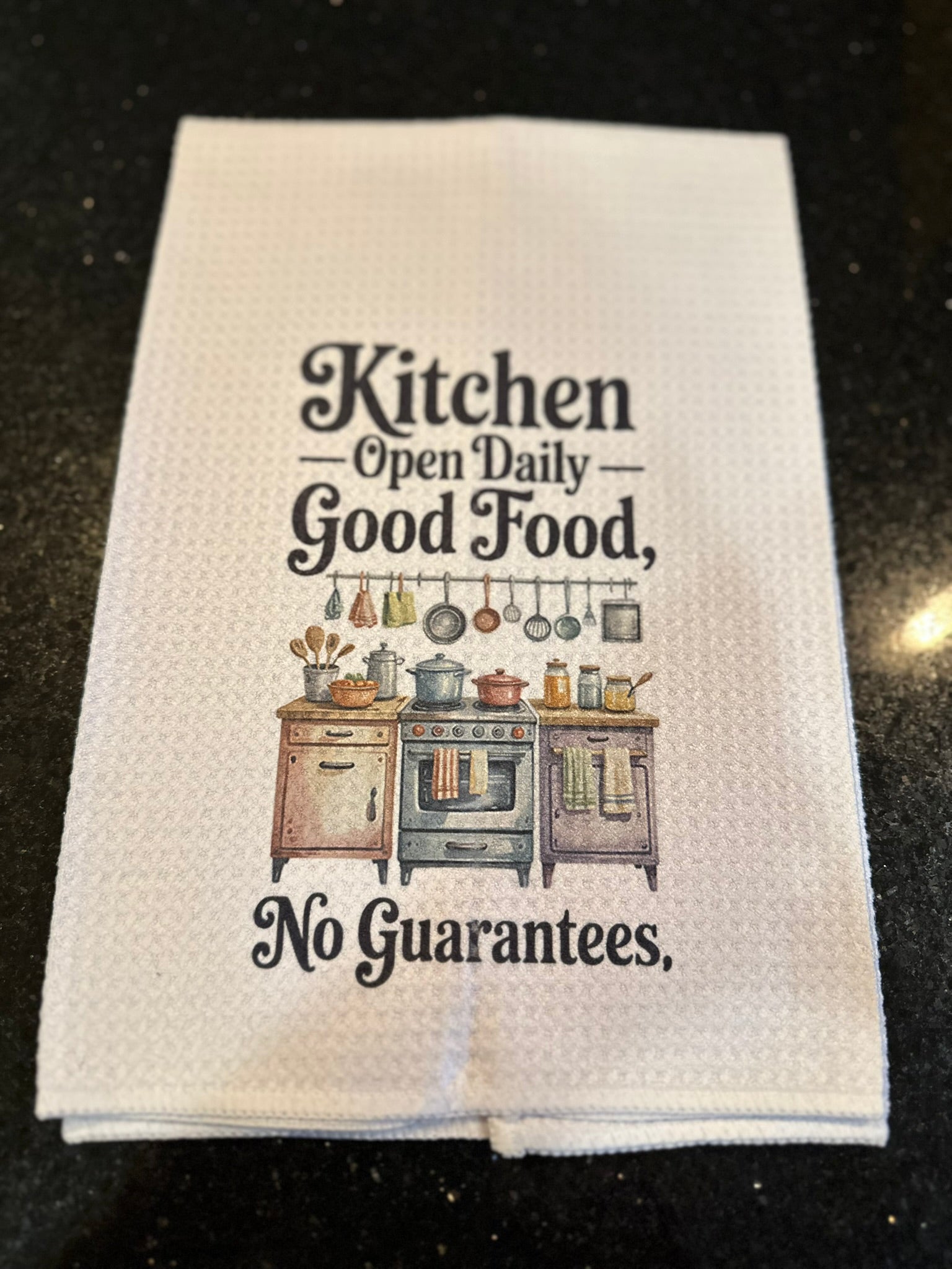 😄🧼 Funny & Sarcastic Decorative Kitchen Hand Towels (16x24)