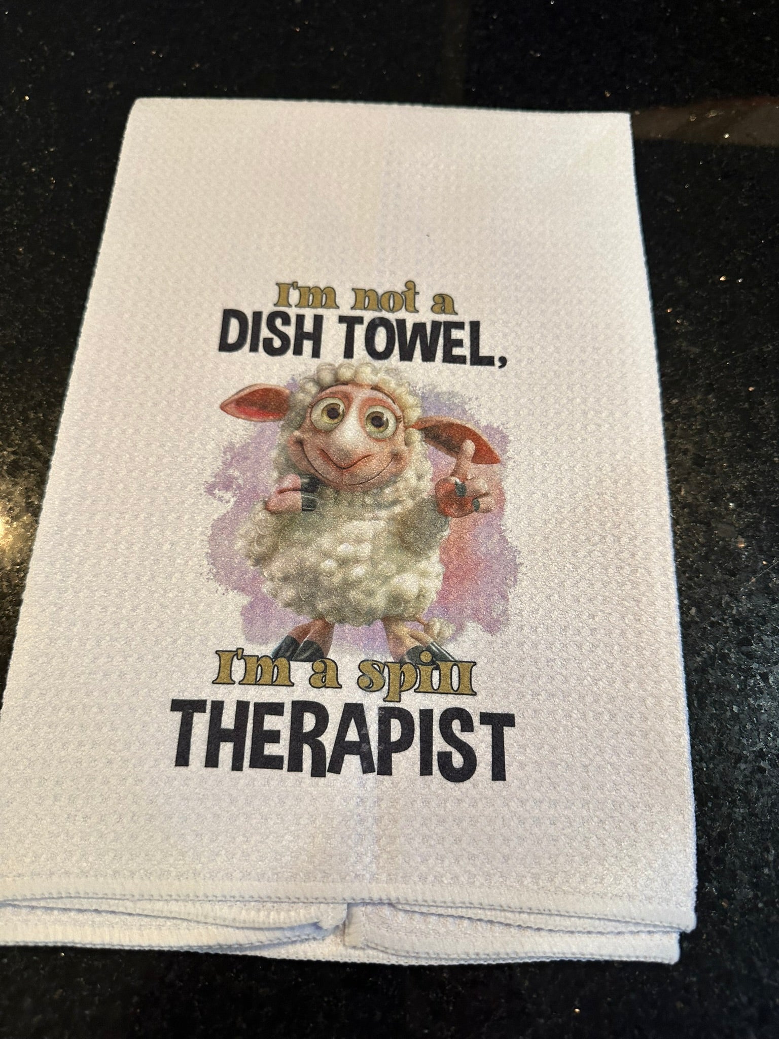 😄🧼 Funny & Sarcastic Decorative Kitchen Hand Towels (16x24)
