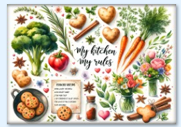 Decorative Glass Cutting Board – Custom Printed Kitchen Gift & Home Decor