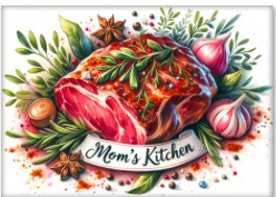 Decorative Glass Cutting Board – Custom Printed Kitchen Gift & Home Decor