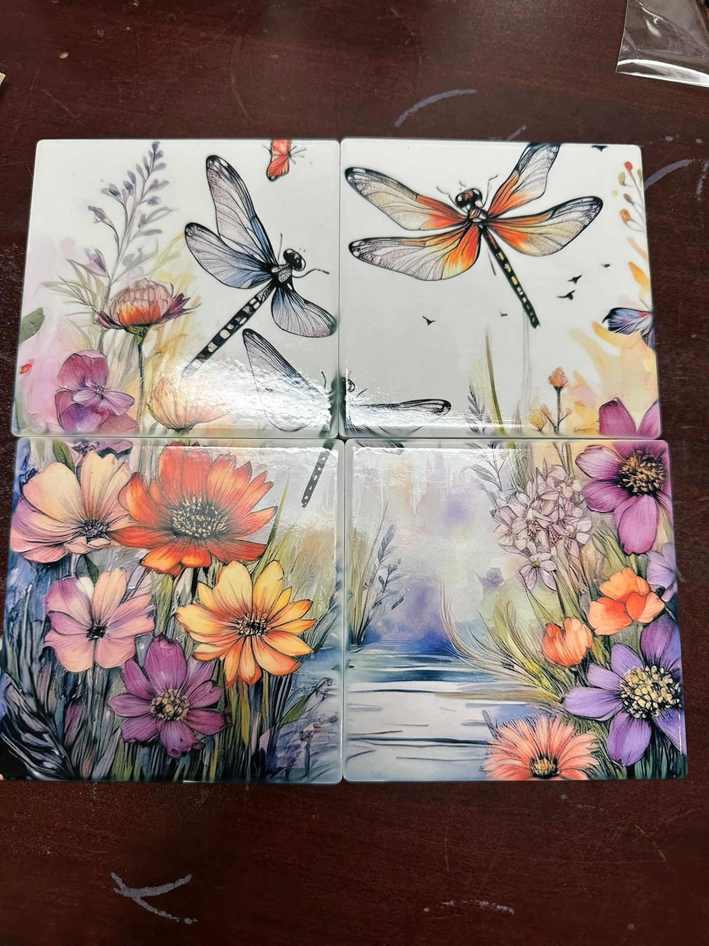 Bold Images 4" Coasters with cork protective bottom