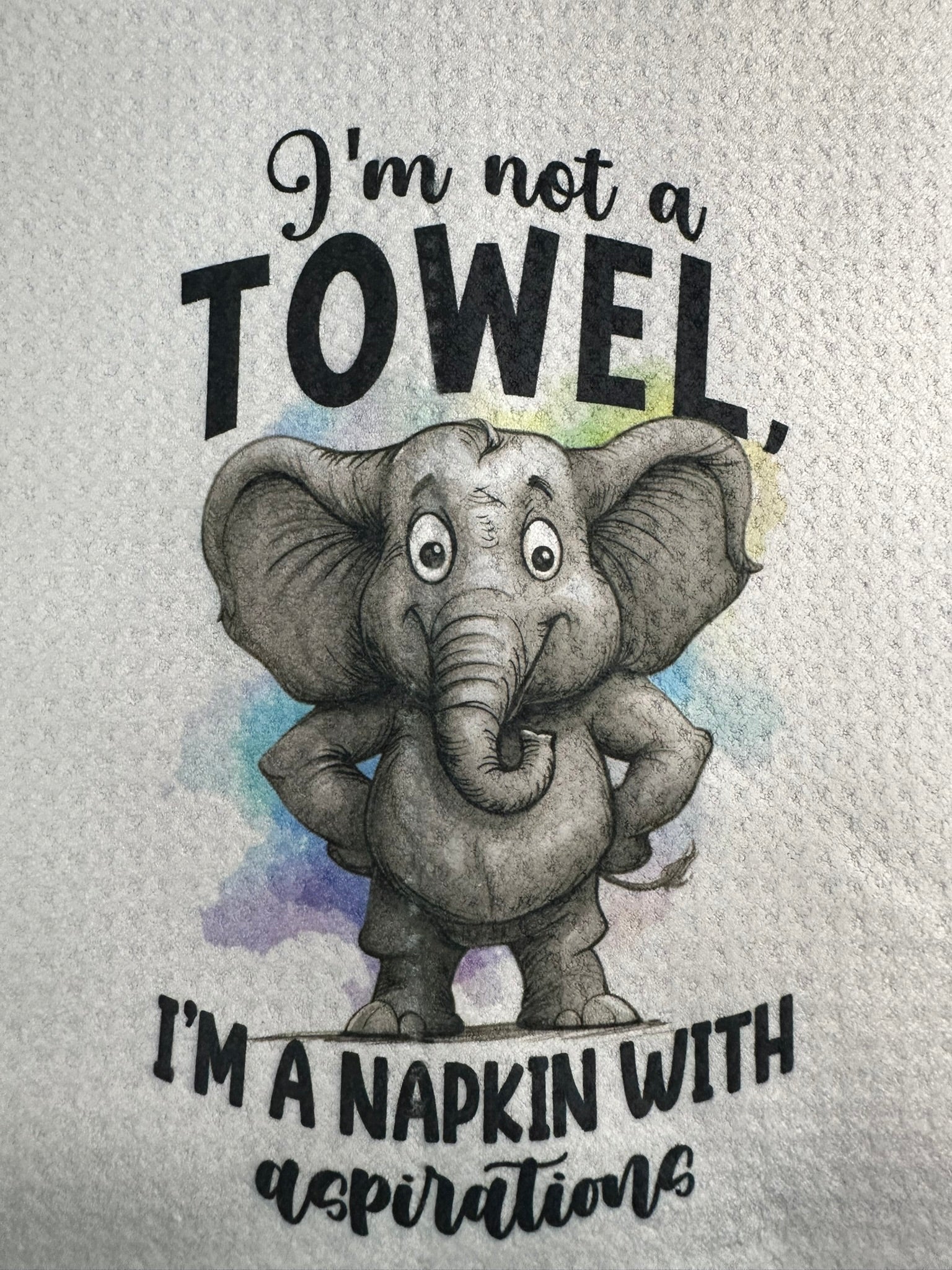 😄🧼 Funny & Sarcastic Decorative Kitchen Hand Towels (16x24)